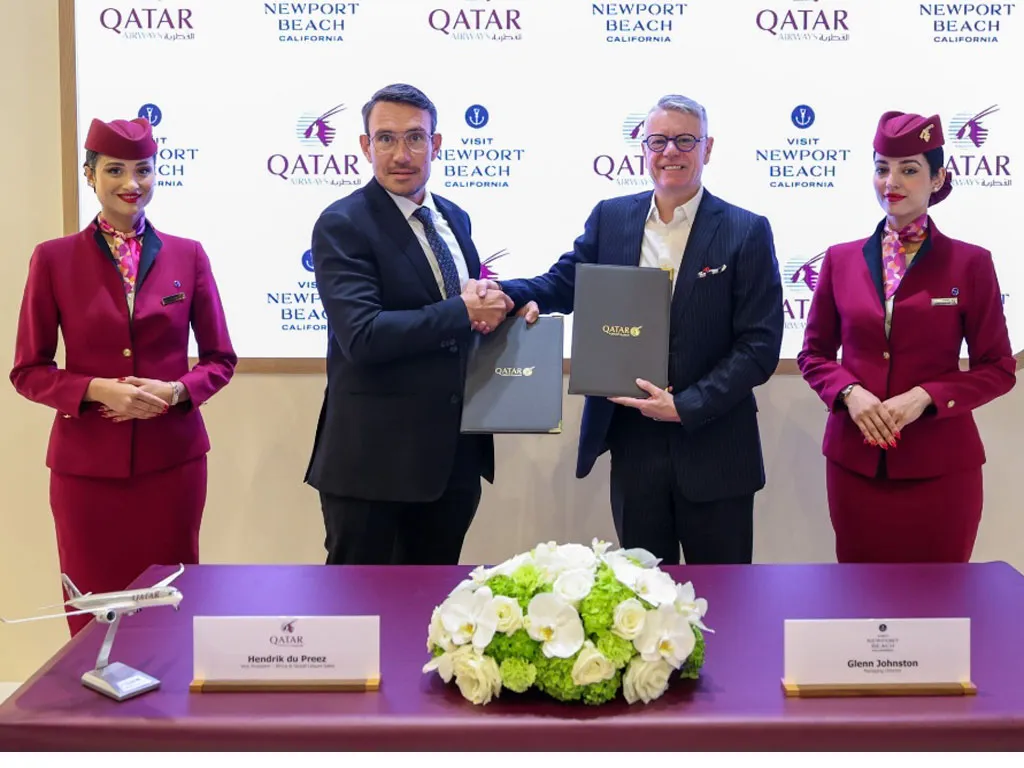 Visit Newport Beach California and Qatar Airways sign MoU