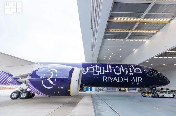 Riyadh Air unveils first Boeing 787-9 plane in Indigo livery