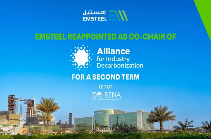 EMSTEEL reappointed as co-chair of Alliance for Industry Decarbonisation
