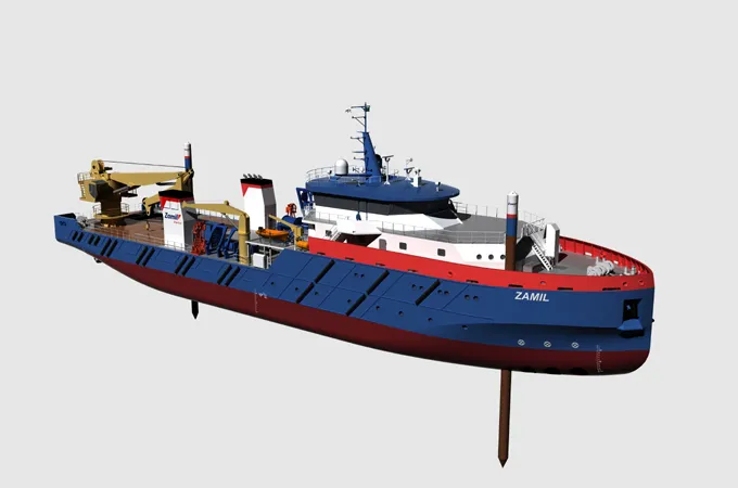Zamil Offshore partners with Conoship on ultra shallow-draft dive support vessel