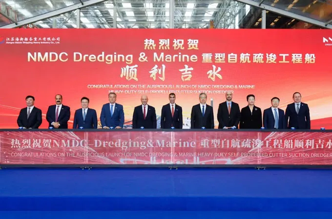 NMDC expands fleet adding ‘Abu Al Bakhoush’ dredger 