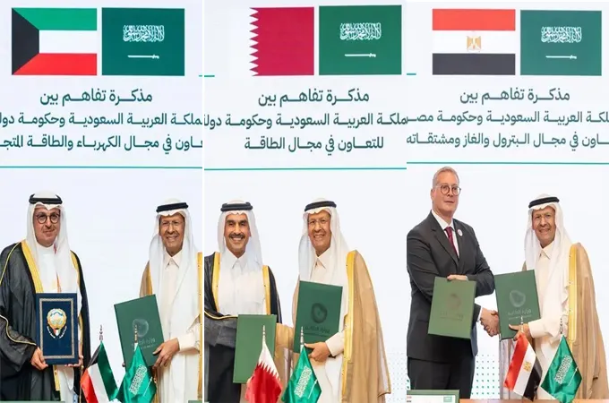 Saudi Arabia signs energy cooperation deals with Kuwait, Qatar, Egypt