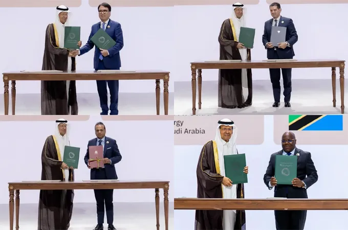 Saudi Arabia signs energy cooperation agreements with Mongolia, Tanzania, Cyprus, Mauritius