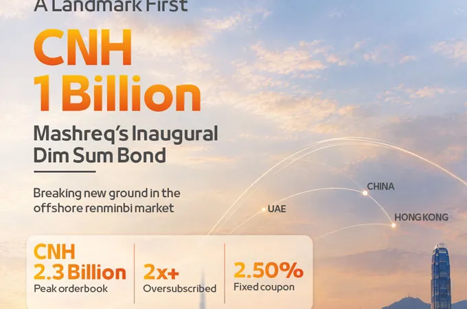 Mashreq enters Dim Sum market with $149.3m bond
