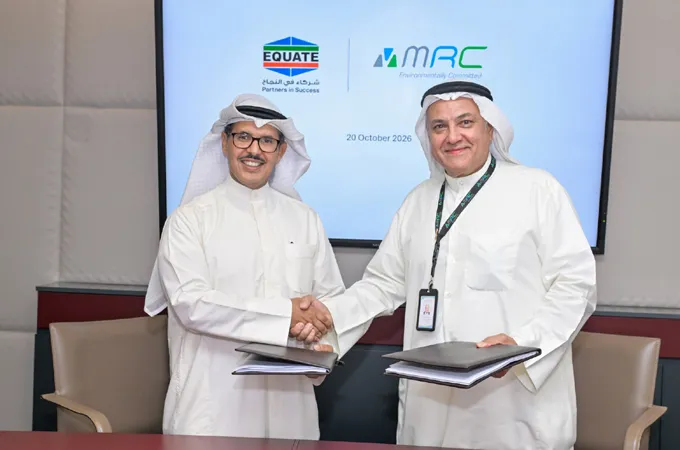 Metal and Recycling inks plastic waste management deal with Equate