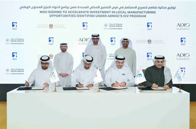 ADNOC unveils over $16bn in local manufacturing opportunities through 2030