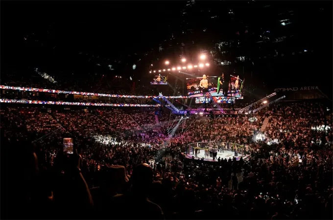 UFC 333 draws record crowd to Abu Dhabi