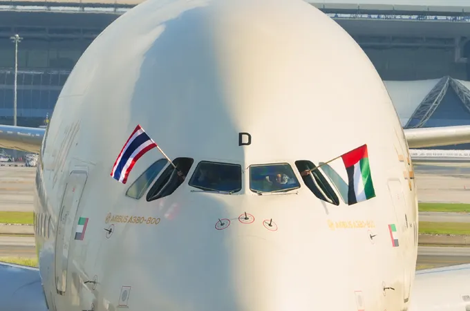 Etihad’s A380 touches down in Bangkok for the first time