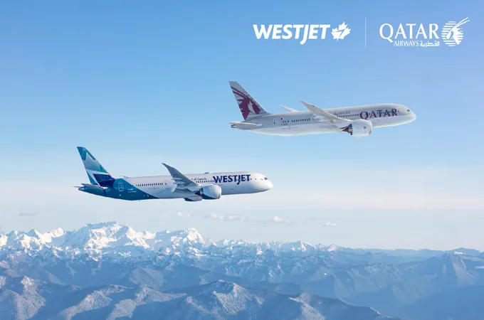 Qatar Airways launches codeshare partnership with WestJet