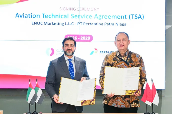 ENOC renews aviation tech services agreement with Pertamina for three years