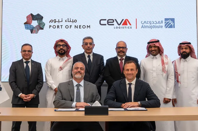 Port of NEOM, Ceva Almajdouie to develop multimodal logistics corridor