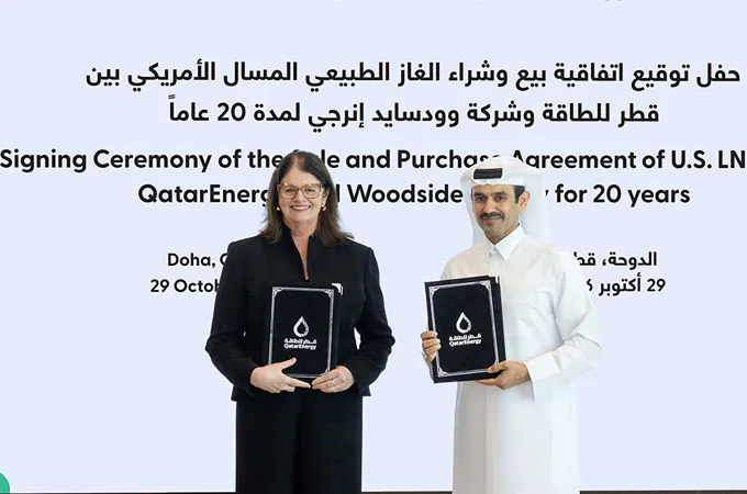 QatarEnergy to buy 3 MTPA of US LNG from Woodside for 20 years